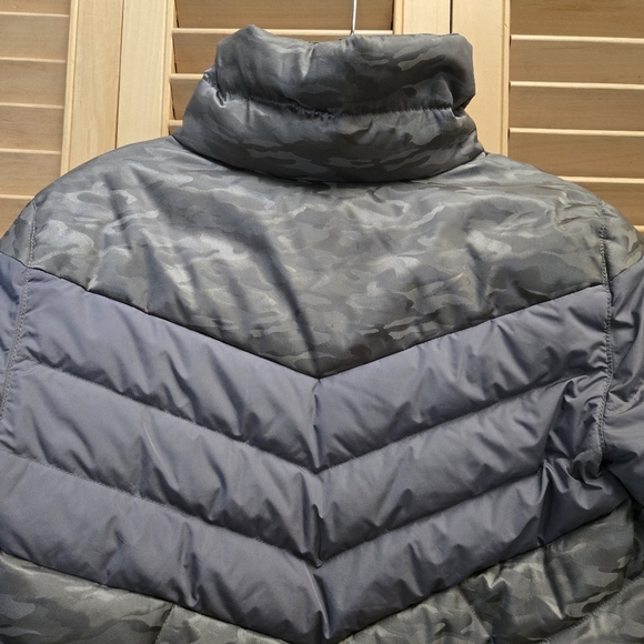 Sorel Camo Silver Gray Quilted Down Winter Jacket Small - Picture 6 of 10